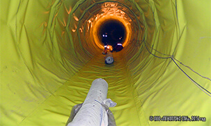 Коммуникационный тоннель в Москве гидроизолировали мембраной PLASTFOIL®Geo