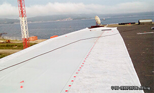Кровлю международного терминала в морском порту «Зарубино» реконструируют с применением мембраны PLASTFOIL