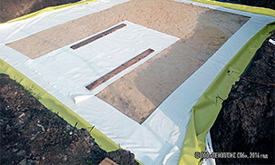 Фундамент частного дома в Новочеркасске гидроизолировали мембраной PLASTFOIL